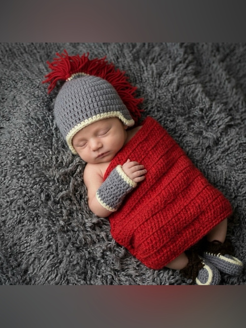 Roman Gladiator Photography Prop outfit for new born